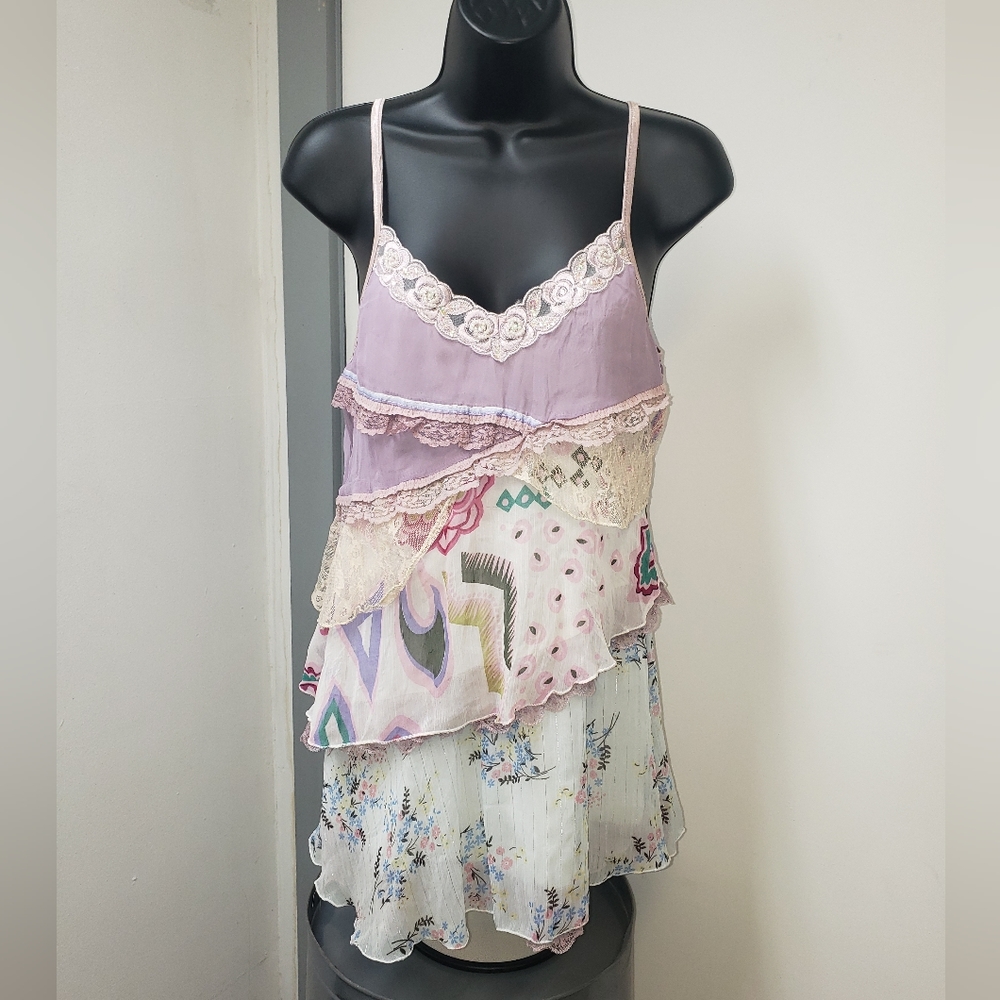 Joven spaghetti strap Med blouse